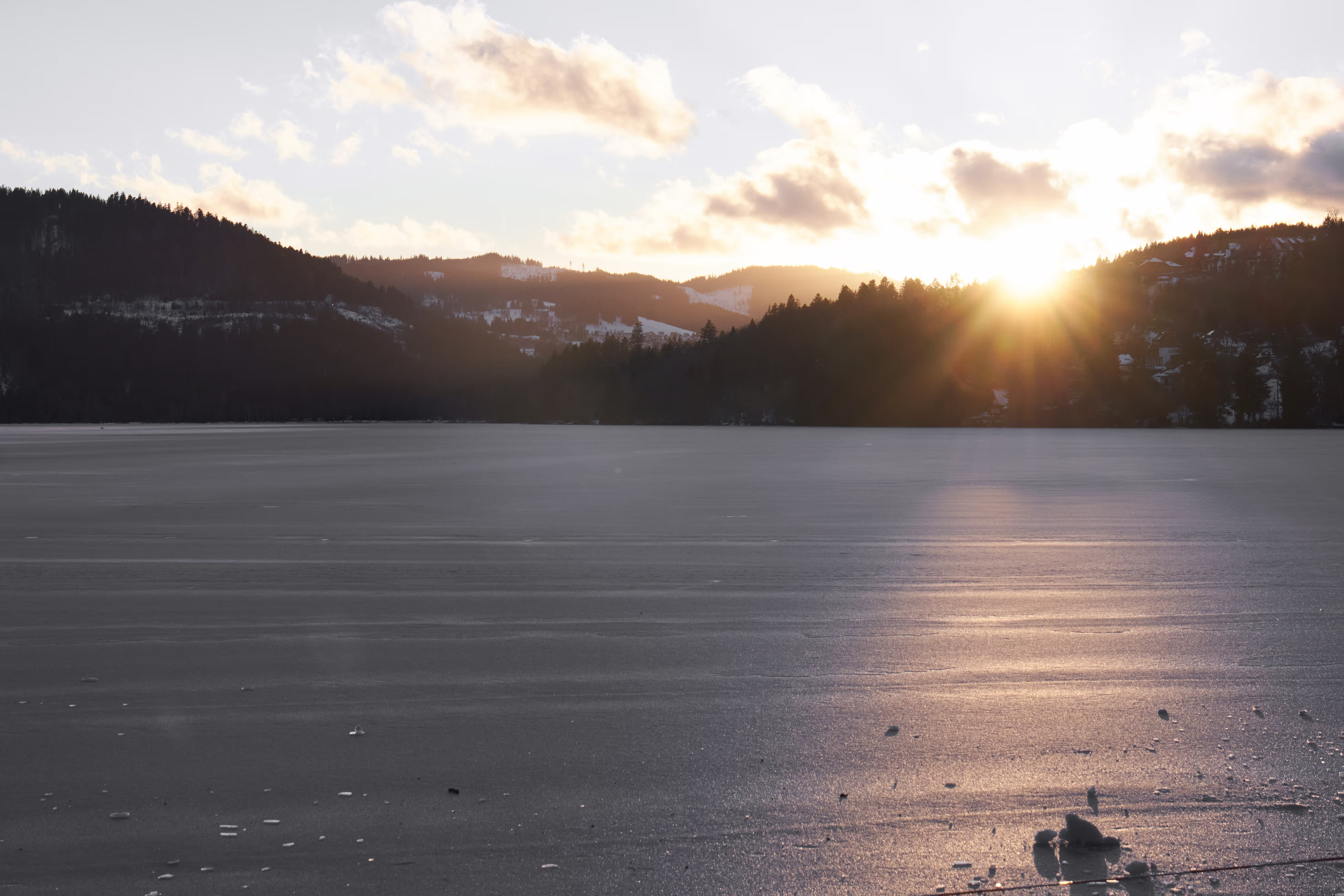 Titisee in de winter