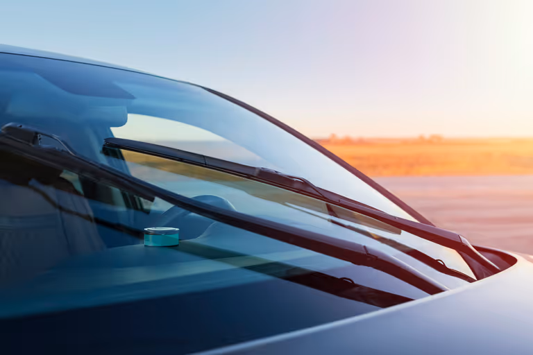 Ruitenwissers op een auto